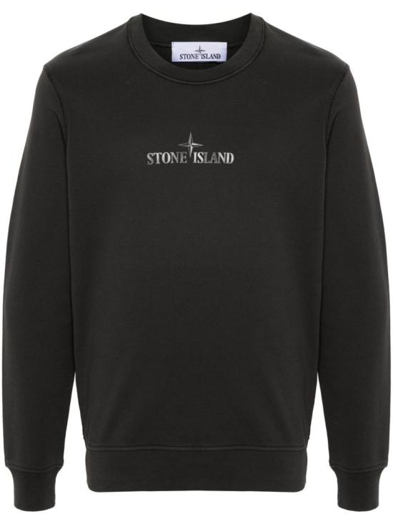  스톤 아일랜드 긴팔 티셔츠 811566182V0062 LEAD GREY DOM