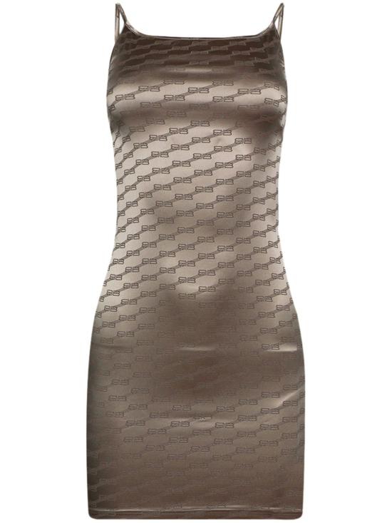  발렌시아가 숏 원피스 7442324D0B3 sand beige