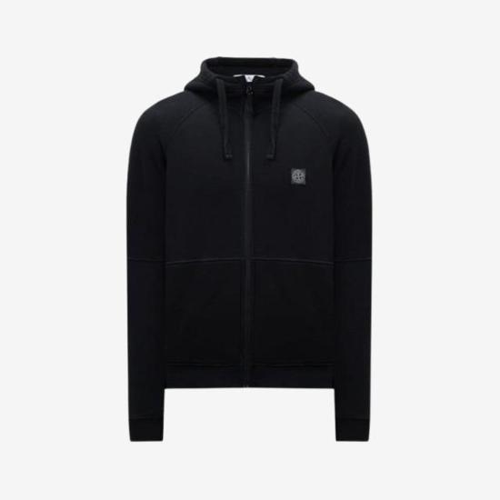  스톤 아일랜드 후드 티셔츠 811560152V0029 BLACK DOM