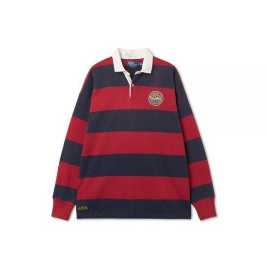  폴로 랄프로렌 폴로 티셔츠 710950773001 RED NAVY DOM