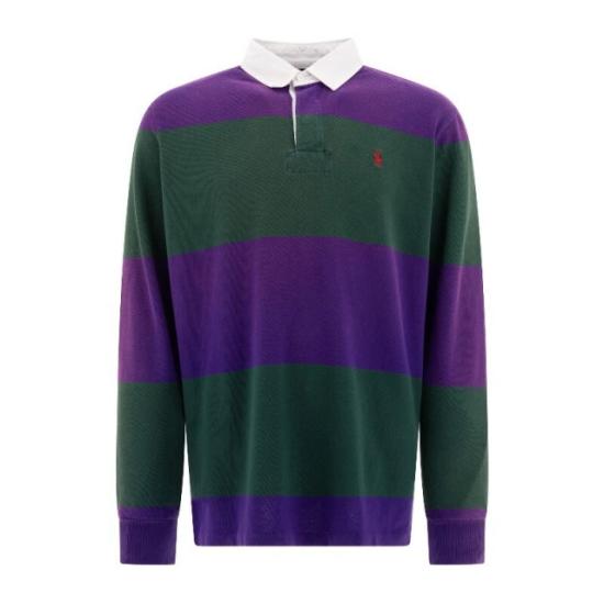  폴로 랄프로렌 폴로 티셔츠 710941594006 GREEN PURP DOM