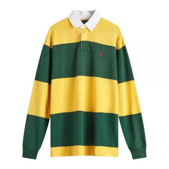  폴로 랄프로렌 폴로 티셔츠 710941594005 MOSS AGATE GOLD DOM