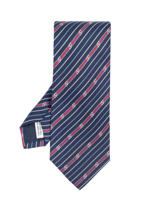  살바토레 페라가모 넥타이 768515350946 NAVY DOM