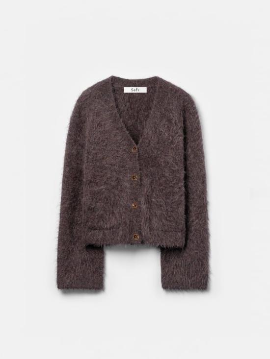  세퍼 가디건 LEECARDIANLILACMELANEALPACA DOM