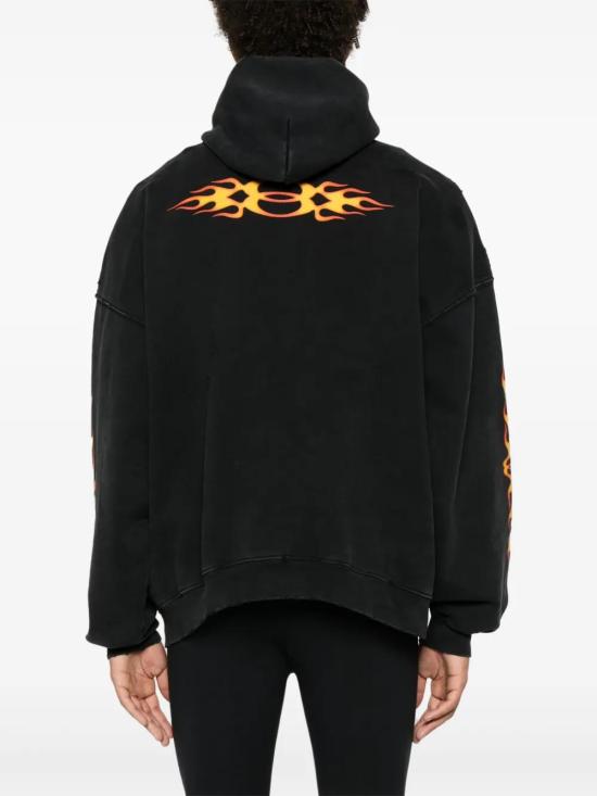  발렌시아가 후드 티셔츠 739024TQVW9 black - BALENCIAGA