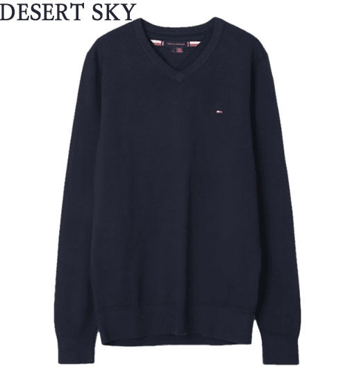 타미힐피거 스웨터 MW14745DW5404 DESERT SKY DOM
