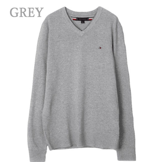  타미힐피거 스웨터 MW14745P91022 LIGHT GREY HEATHER DOM