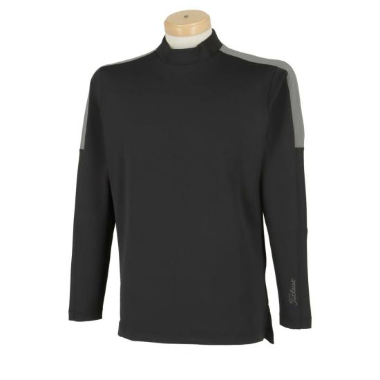  타이틀리스트 긴팔 티셔츠 TKPMT303J BK BLACK DOM