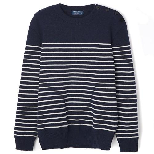  세인트제임스 스웨터 864551 MARINE ECRU DOM