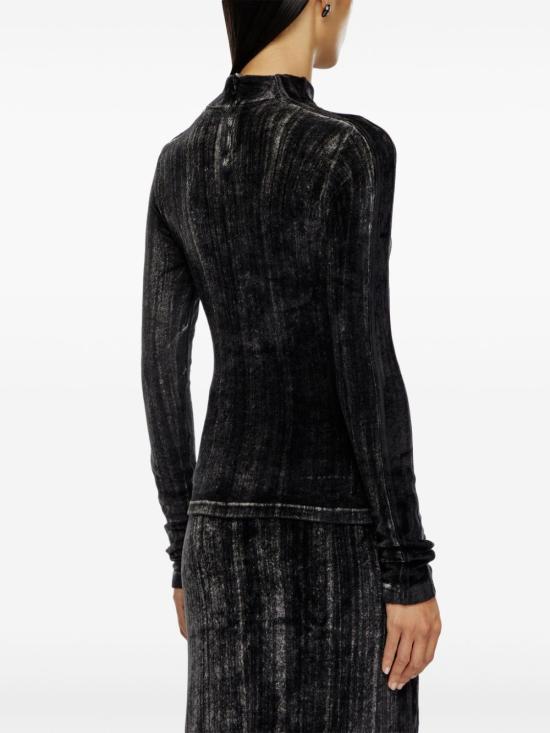  디젤 반팔 티셔츠 A147480AJCP black - DIESEL