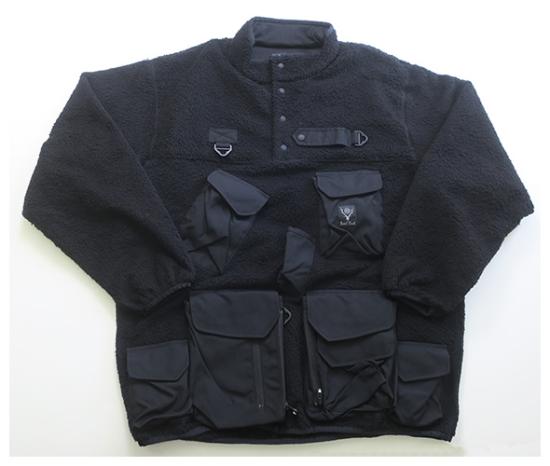  사우스투웨스트에잇 긴팔 티셔츠 LQ765B BLACK DOM