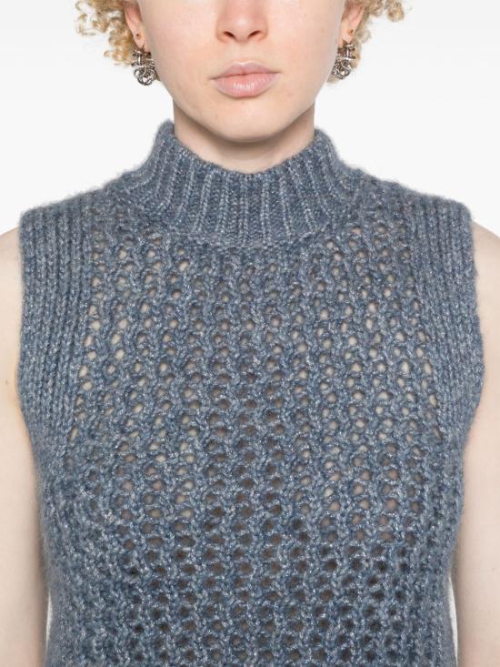  에르노 민소매 티셔츠 ML00014DR70198 powder - HERNO