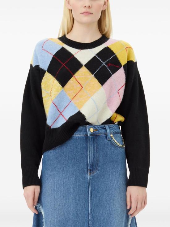  가니 스웨터 K2379 black - GANNI