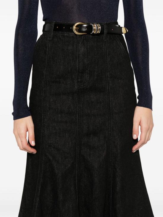  셀프 포트레이트 미디 스커트 RS25821MSK - SELF PORTRAIT