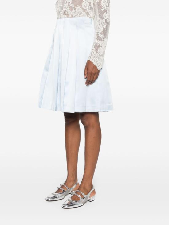  셀프 포트레이트 미디 스커트 AW24060MSKBL - SELF PORTRAIT