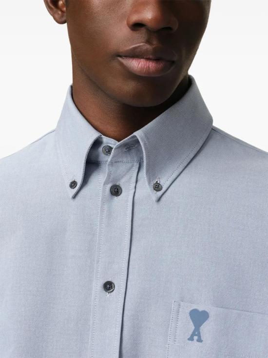  아미 셔츠 E25USH123CO0031 grey - AMI