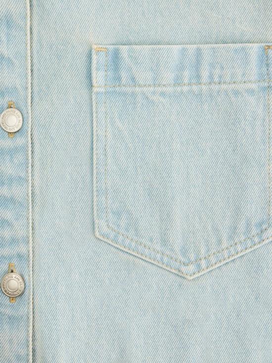  아미 셔츠 UJK221DE0002 blue - AMI