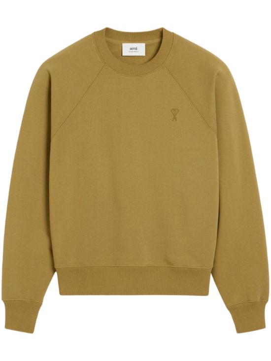  아미 긴팔 티셔츠 E25USW074747 olive green