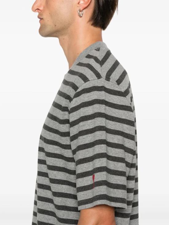  아미 반팔 티셔츠 HTS045JE0084 grey - AMI