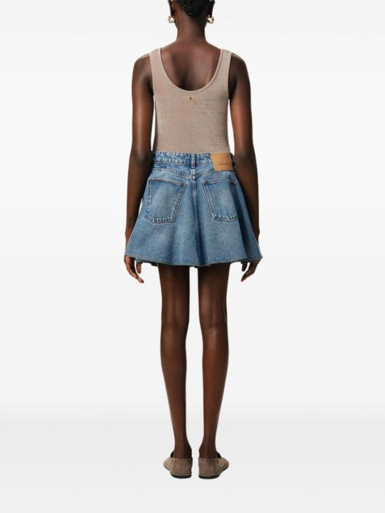  아미 숏 스커트 E25FSK038DE0046 blue - AMI