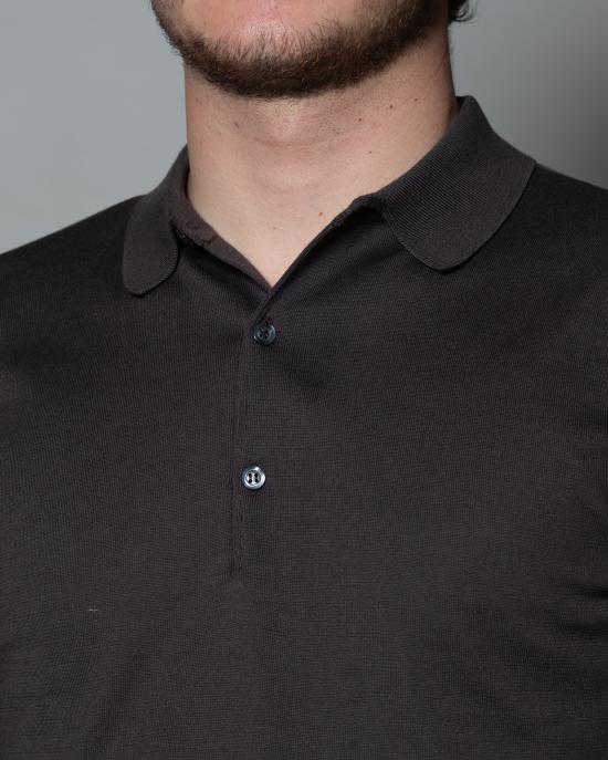 25SS 존스메들리 폴로 티셔츠 ADRIAN CHOCOLAT MARRONE - JOHN SMEDLEY