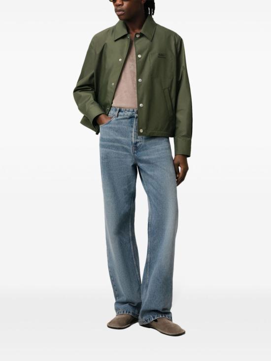  아미 자켓 E25UJK252PA0028 olive green - AMI