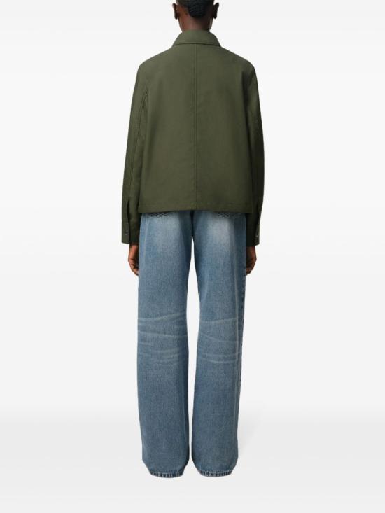  아미 자켓 E25UJK252PA0028 olive green - AMI