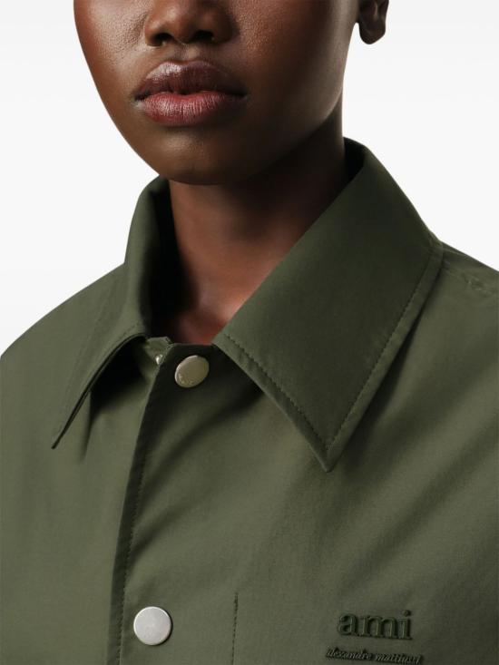  아미 자켓 E25UJK252PA0028 olive green - AMI
