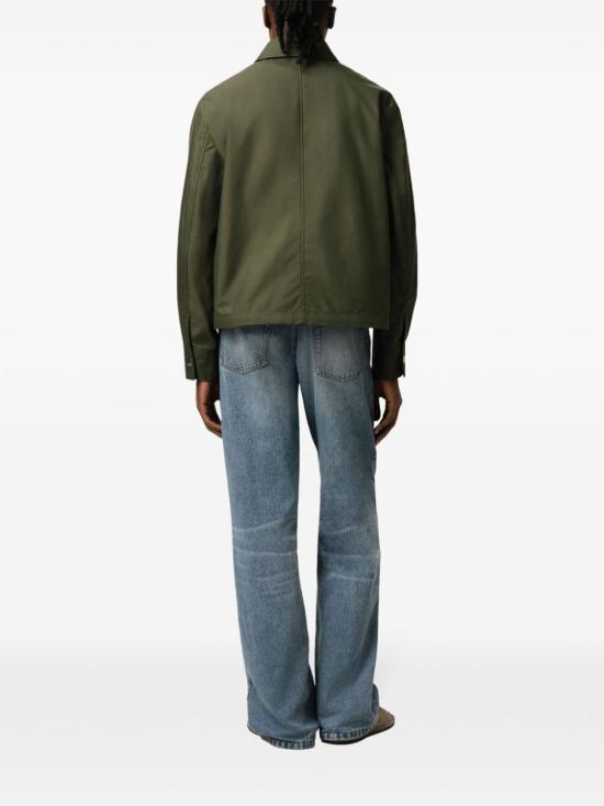  아미 자켓 E25UJK252PA0028 olive green - AMI