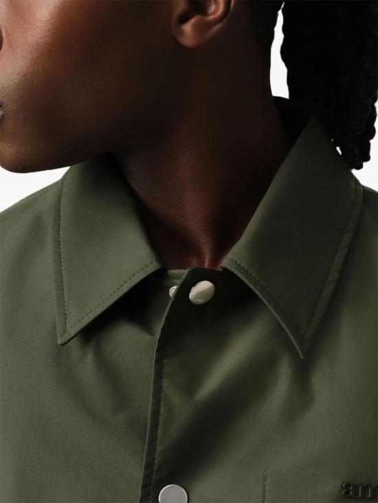  아미 자켓 E25UJK252PA0028 olive green - AMI