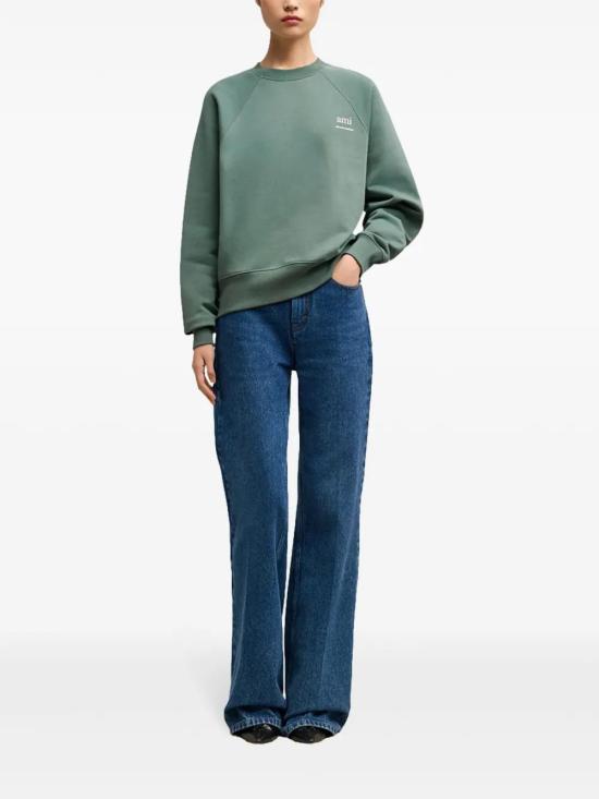  아미 긴팔 티셔츠 H24USW024747 green - AMI