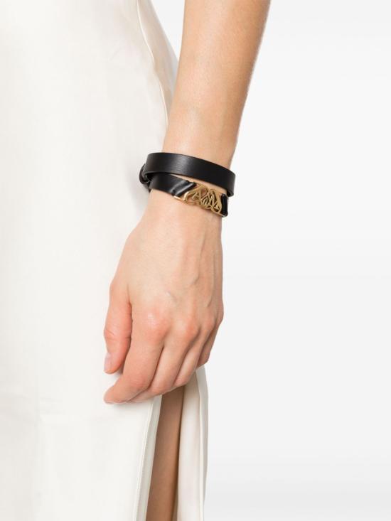  알렉산더 맥퀸 팔찌 7809771AARO black - ALEXANDER MCQUEEN