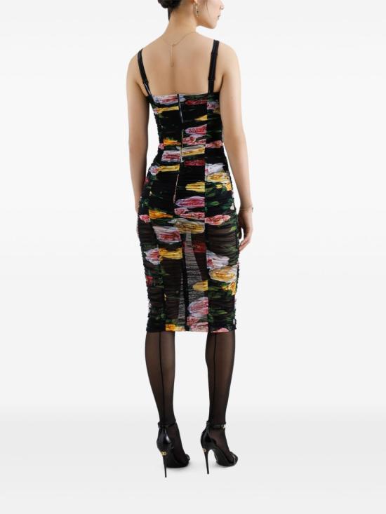 25SS 돌체앤가바나 미디 원피스 F6FAKT FSUBIHN5IY Pink - DOLCE & GABBANA