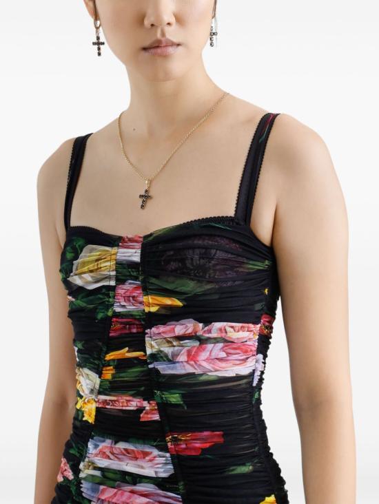 25SS 돌체앤가바나 미디 원피스 F6FAKT FSUBIHN5IY Pink - DOLCE & GABBANA