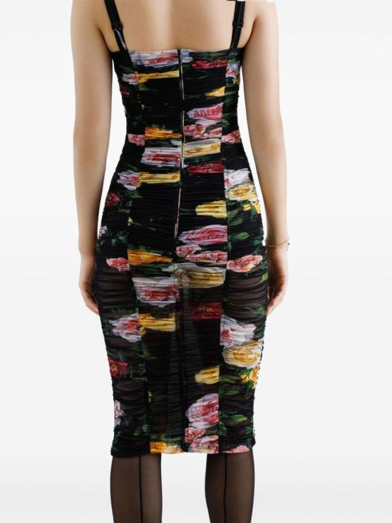 25SS 돌체앤가바나 미디 원피스 F6FAKT FSUBIHN5IY Pink - DOLCE & GABBANA