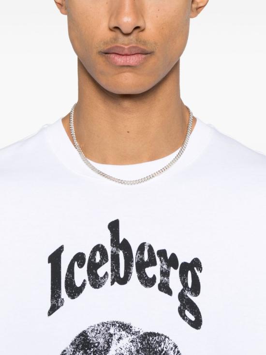 25SS 아이스 비 아이스버그 반팔 티셔츠 F025 63071101 White - ICE B ICEBERG