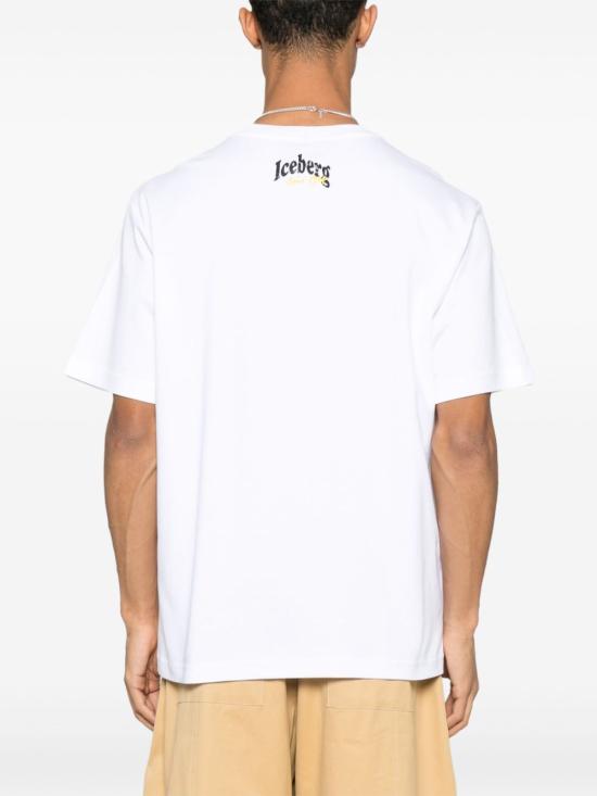 25SS 아이스 비 아이스버그 반팔 티셔츠 F025 63071101 White - ICE B ICEBERG