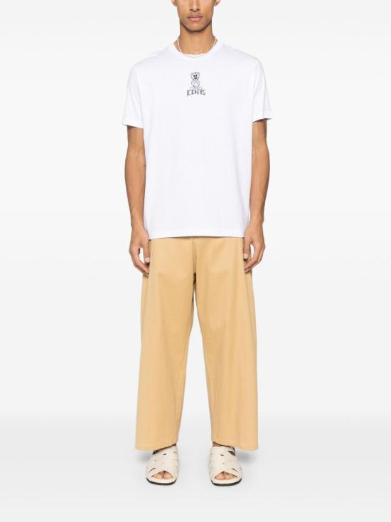 25SS 아이스 비 아이스버그 반팔 티셔츠 F018 63061101 White - ICE B ICEBERG