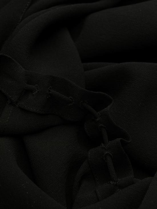  생로랑 롱 원피스 729106Y059R black - SAINT LAURENT