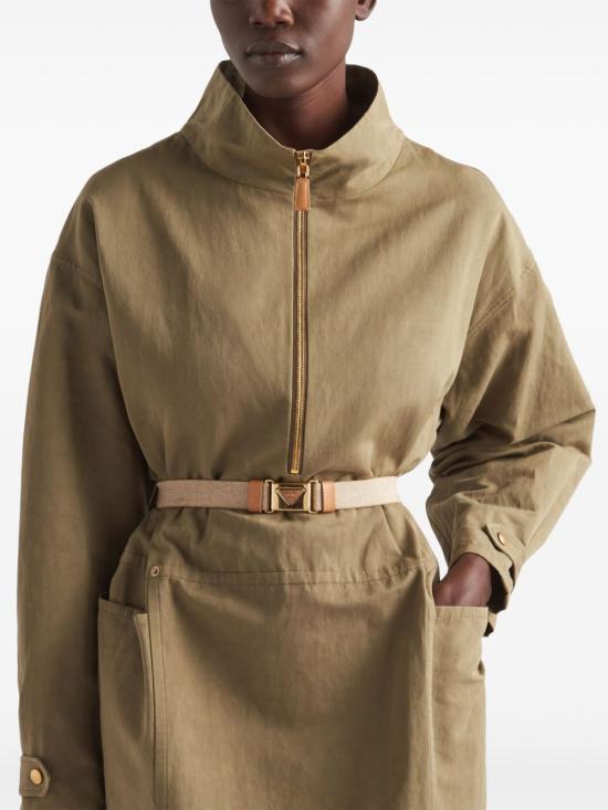  프라다 숏 원피스 P3L59HSOOO14F5 khaki - PRADA