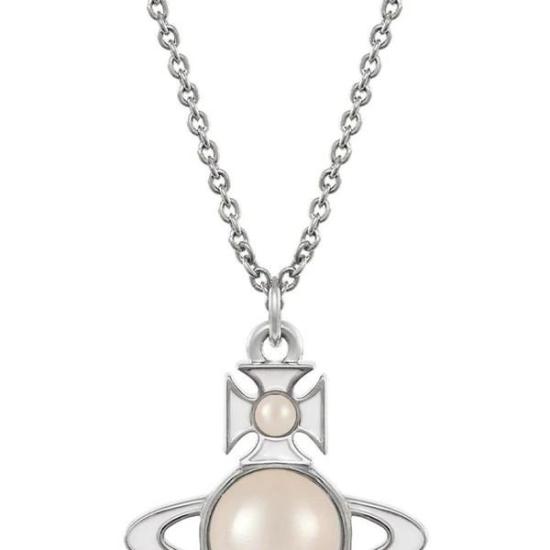  비비안웨스트우드 기타 630203F302P528 PLATINUM WHITE ENAMEL CREAMROSE PEAR DOM