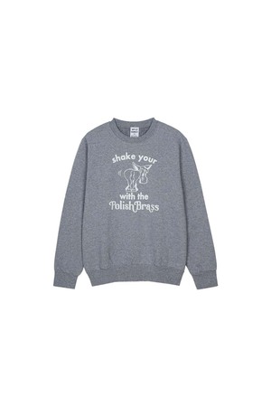  와일드 동키 긴팔 티셔츠 FGPOLISH SPORT GREY DOM