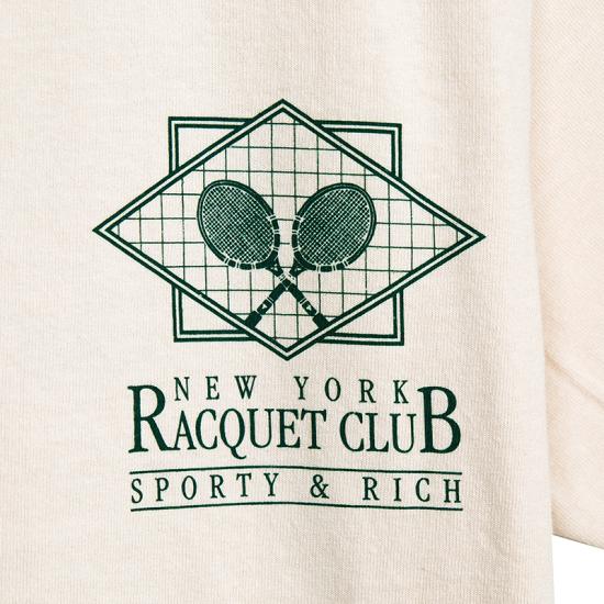  스포티앤리치 반팔 티셔츠 TS885 CREAM FOREST DOM - SPORTY & RICH