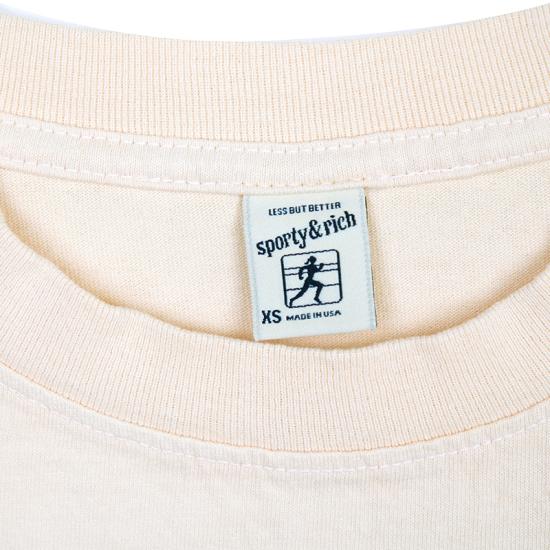  스포티앤리치 반팔 티셔츠 TS885 CREAM FOREST DOM - SPORTY & RICH