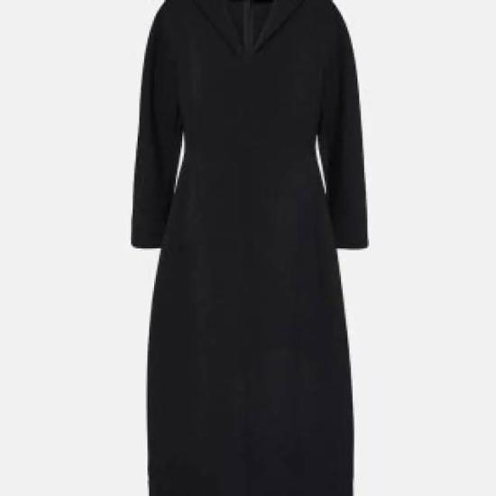  더로우 롱 원피스 7378W2251BLK DOM