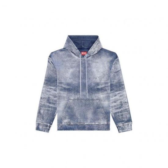  디젤 후드 티셔츠 A11669068JK01 DOM