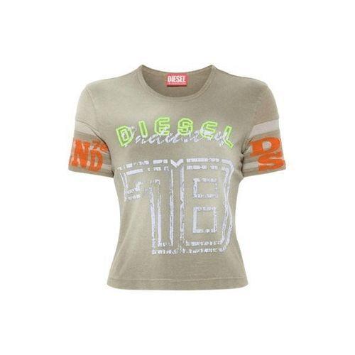  디젤 반팔 티셔츠 A132430AKAQ7DH DOM