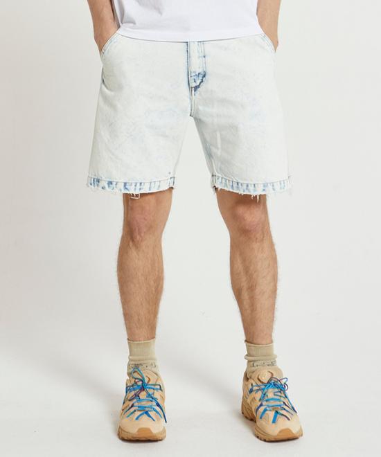 낫소노멀 숏팬츠 NSNM241PRSR006LB BLEACH WASH DOM