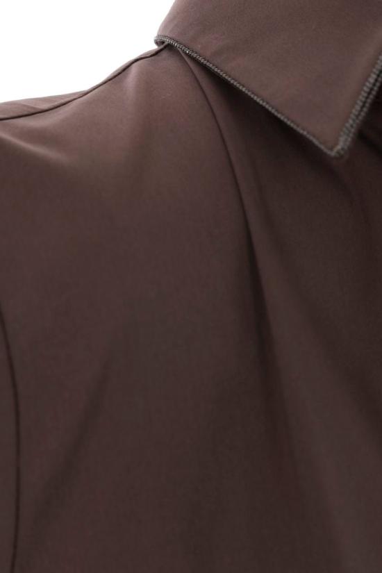 25SS 브루넬로 쿠치넬리 셔츠 M0091MA616C8705 BROWN - BRUNELLO CUCINELLI