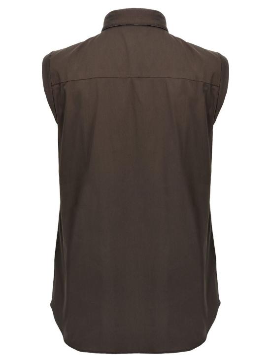 25SS 브루넬로 쿠치넬리 셔츠 M0091MA616C8705 BROWN - BRUNELLO CUCINELLI